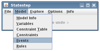 Drop-down menu